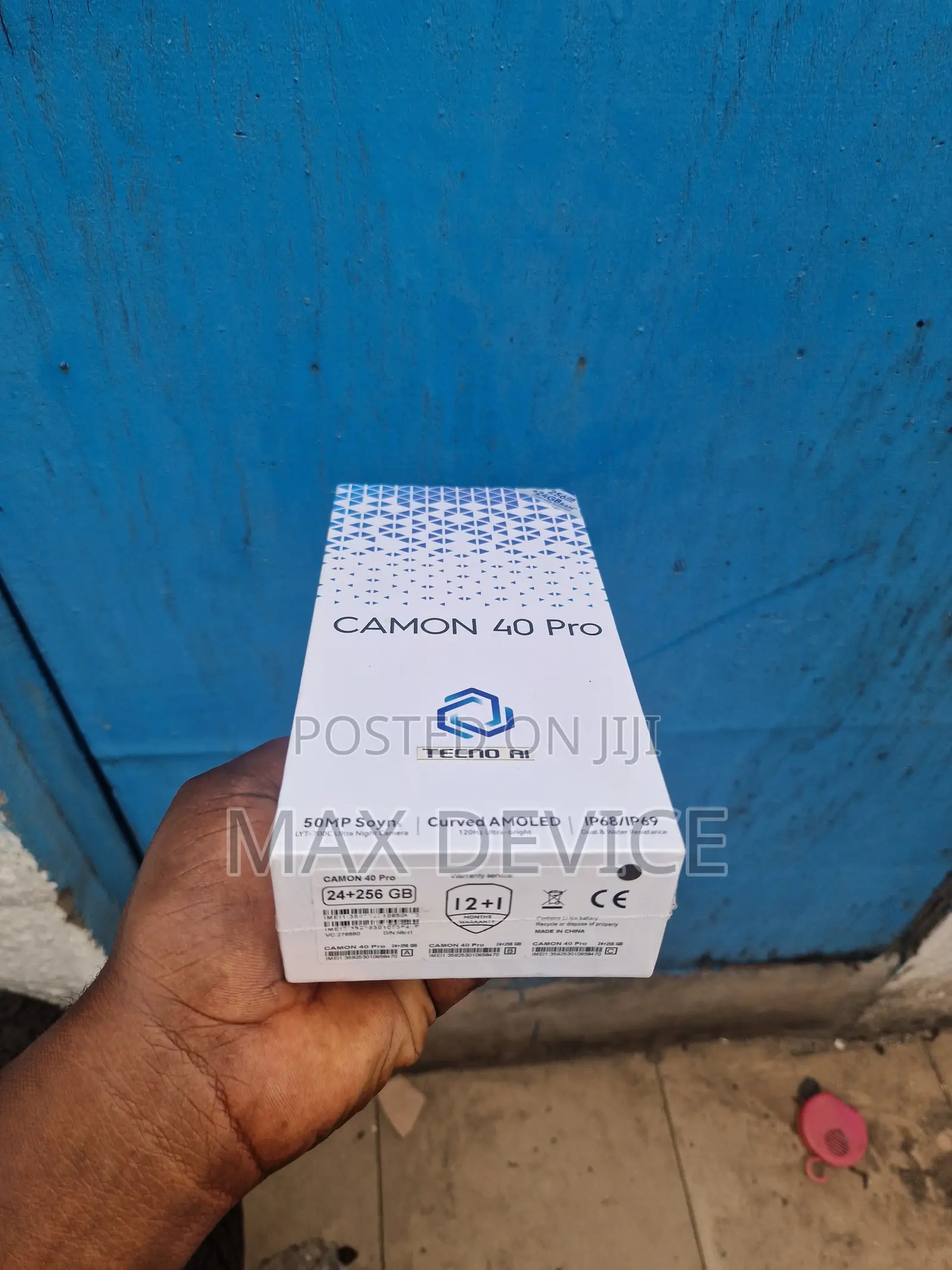 New Tecno Camon 40 Pro 4G 256 GB Silver