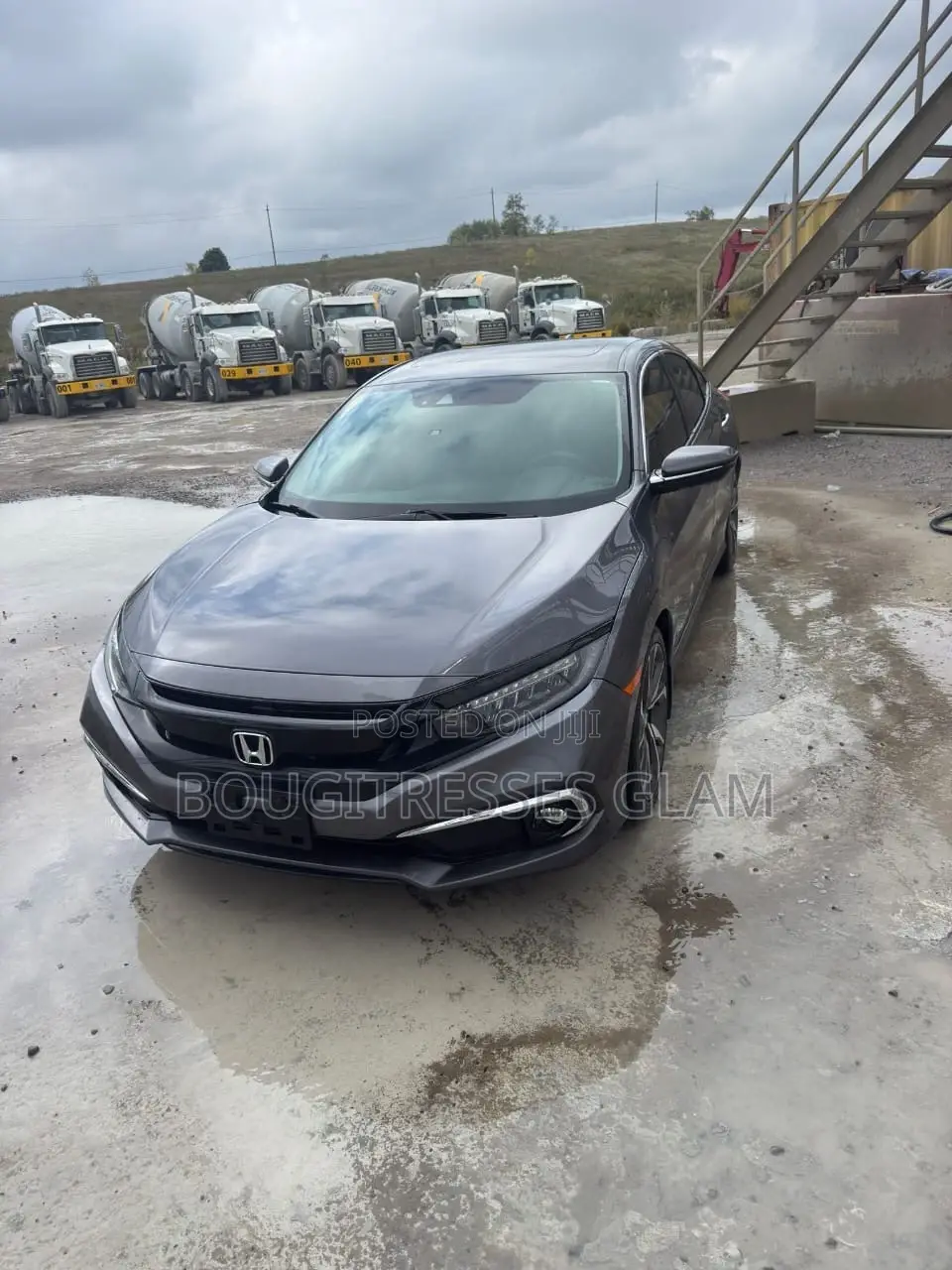 Honda Civic Touring Coupe 2019 Gray