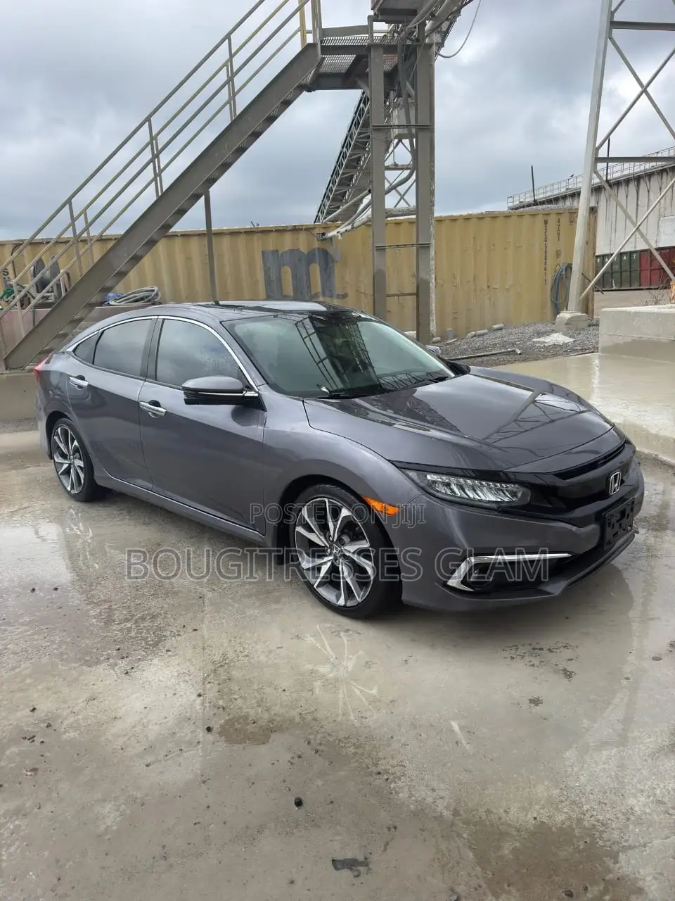 Honda Civic Touring Coupe 2019 Gray