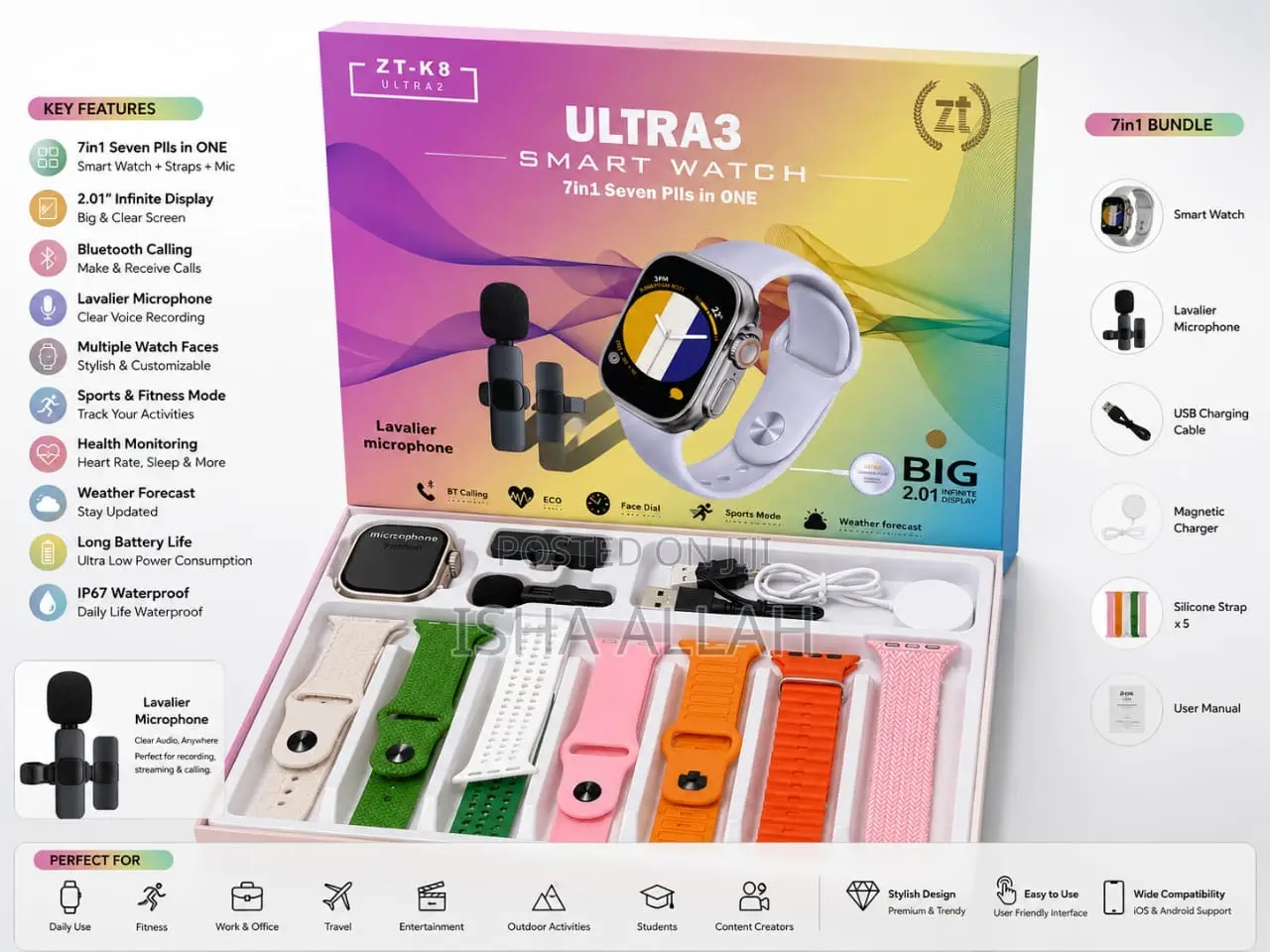 Smartwatch With Wireless Microphone