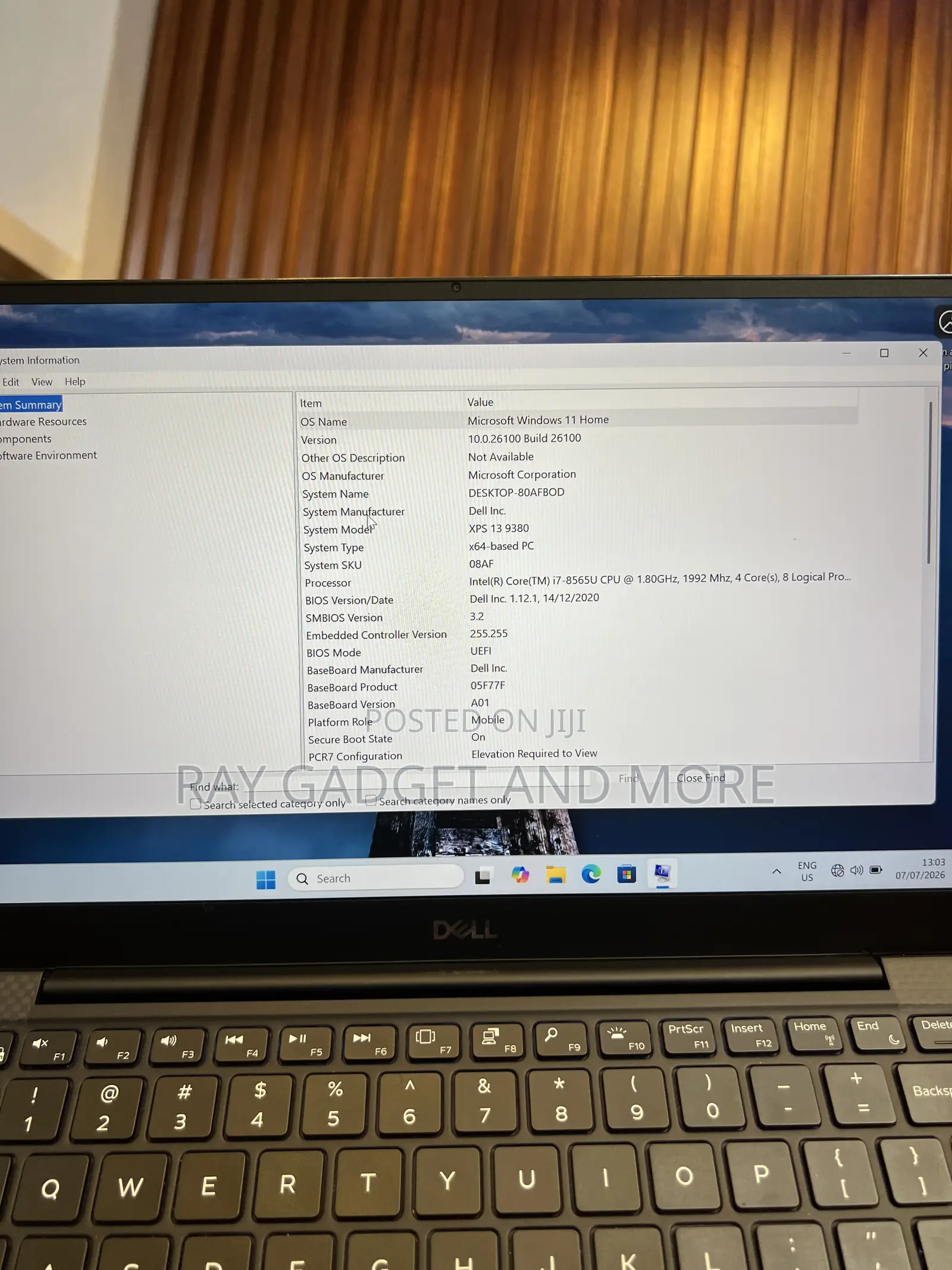 Laptop Dell XPS 13 8GB Intel Core i7 SSD 256GB