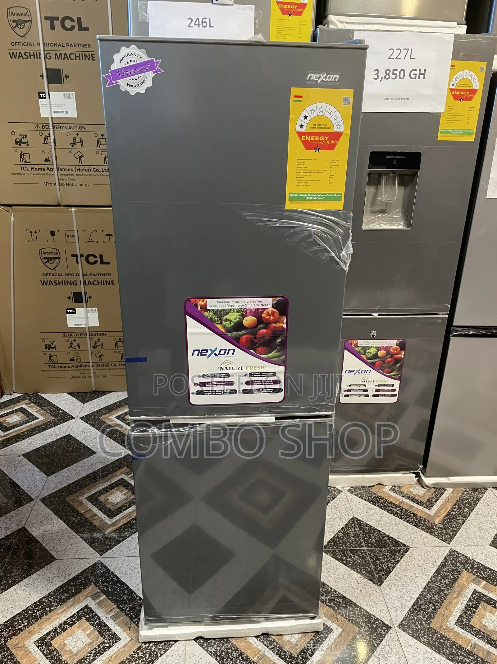 Nexon 185l Double Door Refrigerator