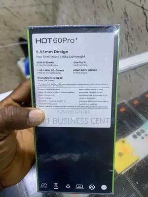 New Infinix Hot 60 Pro+ 256 GB Black