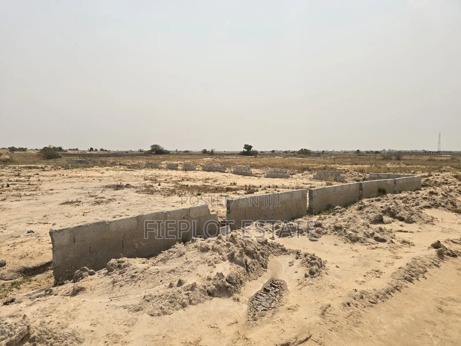 70x50ft Half Plot for Sale — Skyport City Residence, Tsopoli