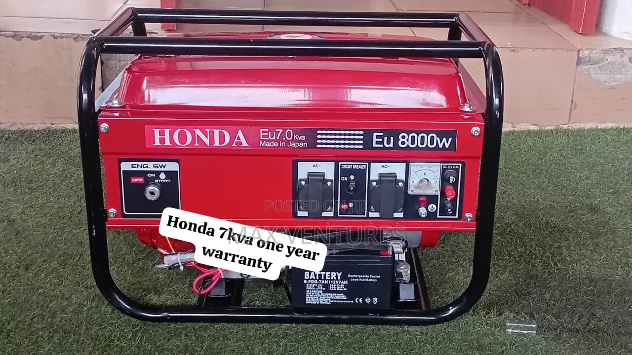 Honda 7kva Petrol Generator for Seamless Power Supply 7kva