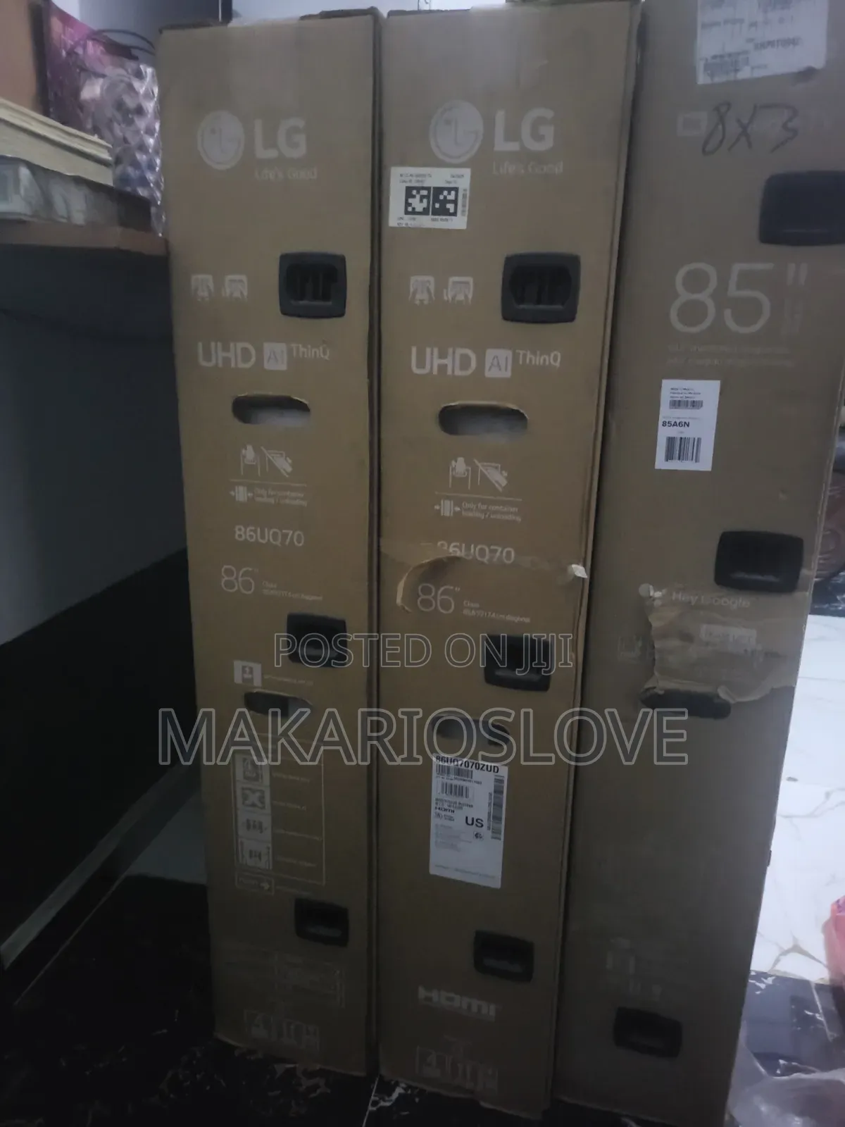 Quality Usa/Uk TVS 58inches-86inches.