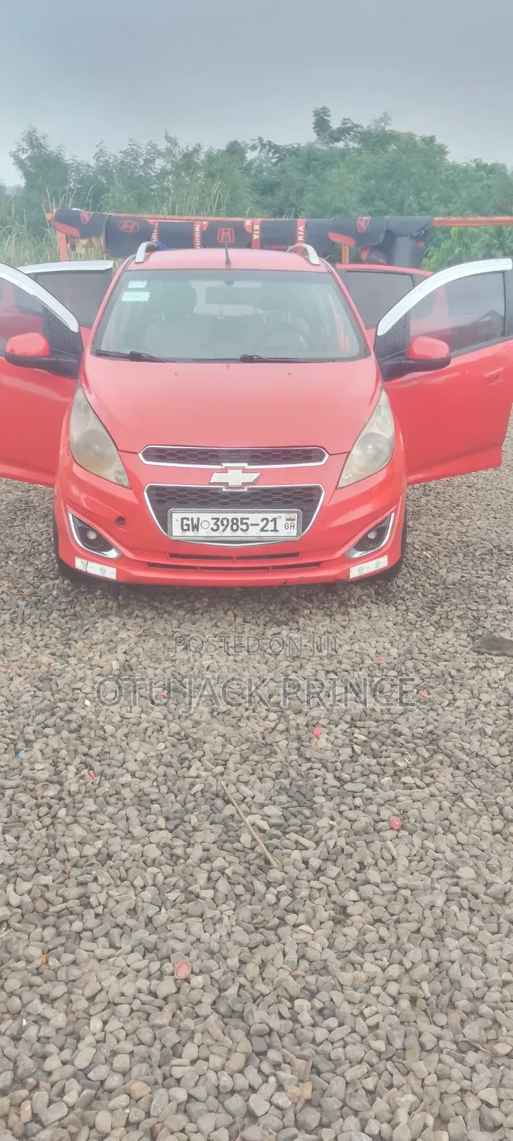 Chevrolet Spark 2011 Red
