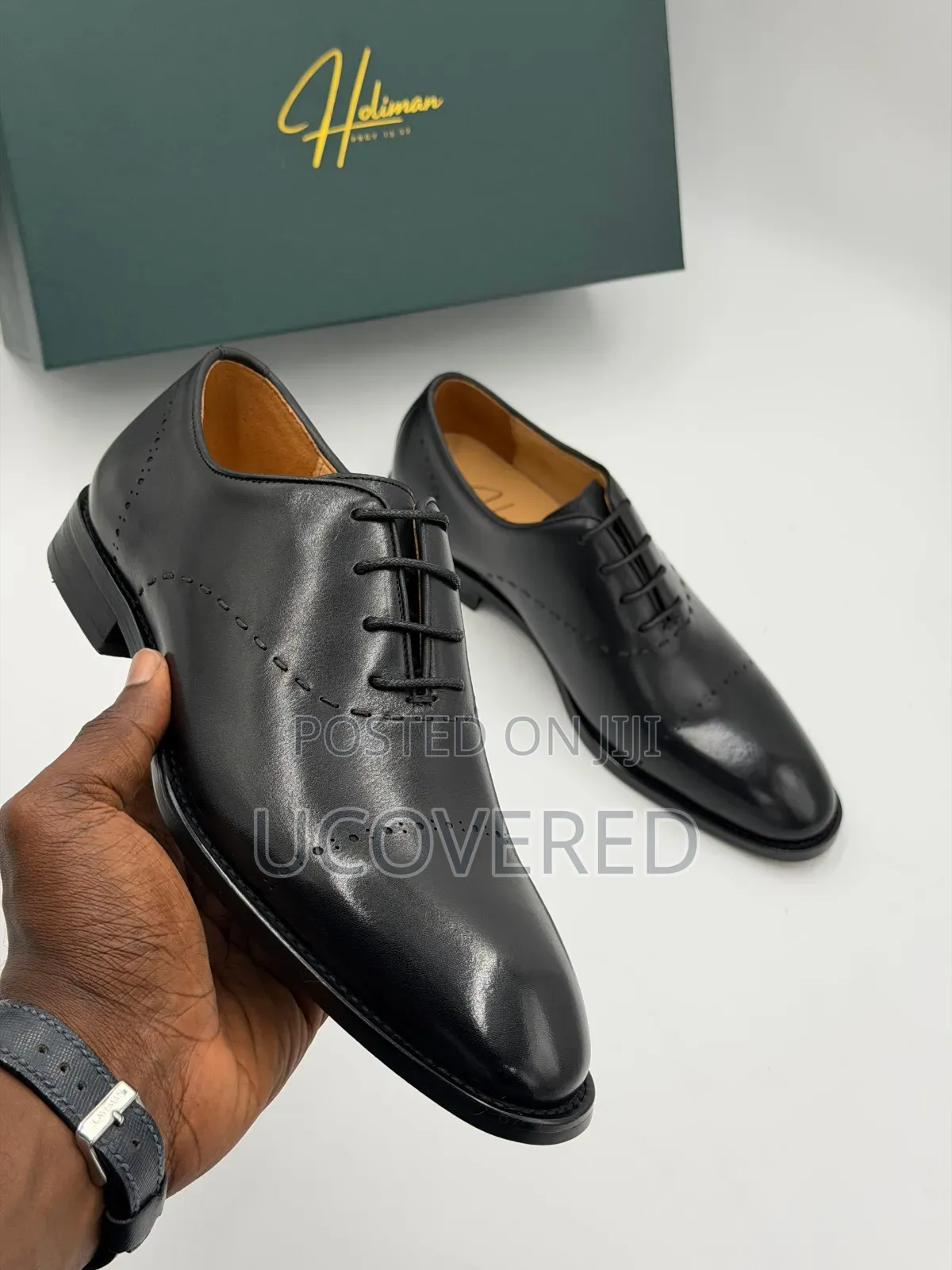 Holiman Minimalist Cap-Toe Oxford Design Shoe