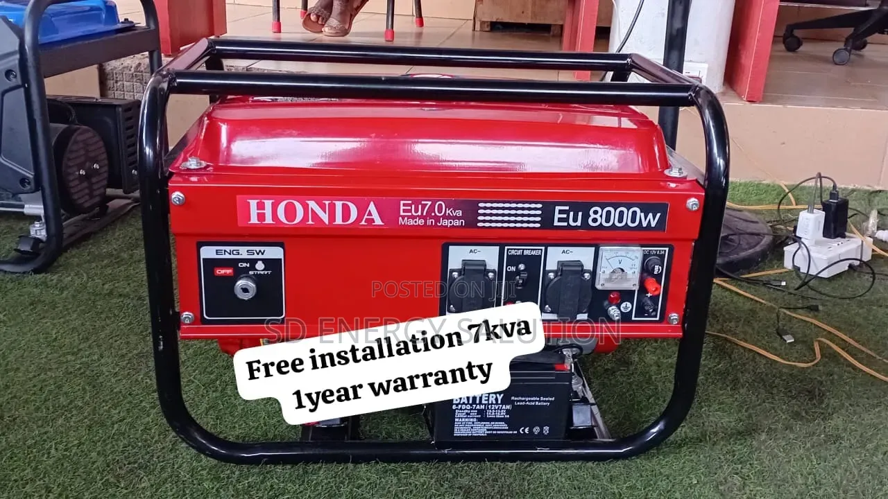 Honda 7kva Generator Available–Reliable Petrol Generator Forhomes 7kva