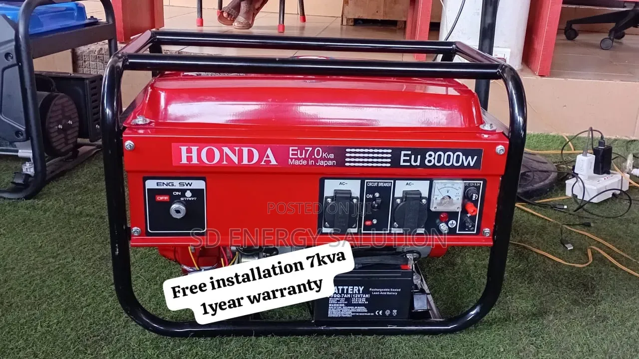 Honda 7kva Generator Available–Reliable Petrol Generator Forhomes 7kva