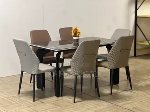 Marble Dining Table Six Chairs