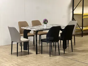 Marble Dining Table Six Chairs
