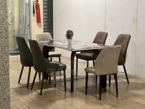 Marble Dining Table Six Chairs