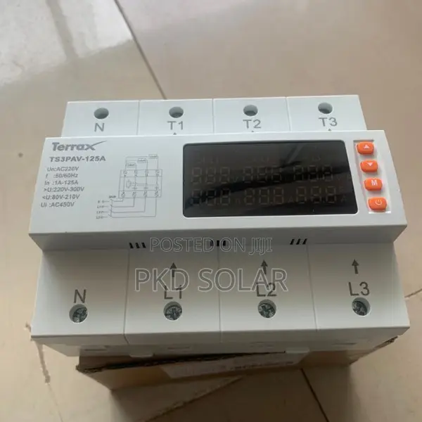 3 Phase Voltage Current Protector 125a