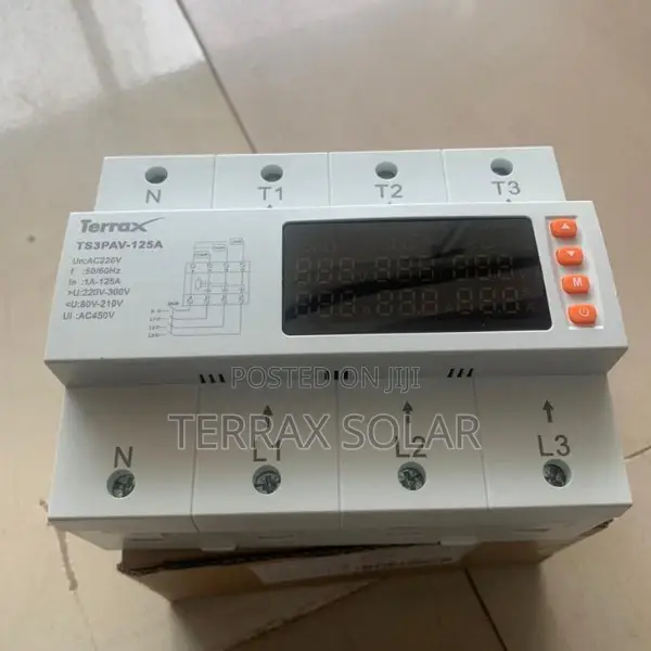 3 Phase Voltage Current Protector 125a