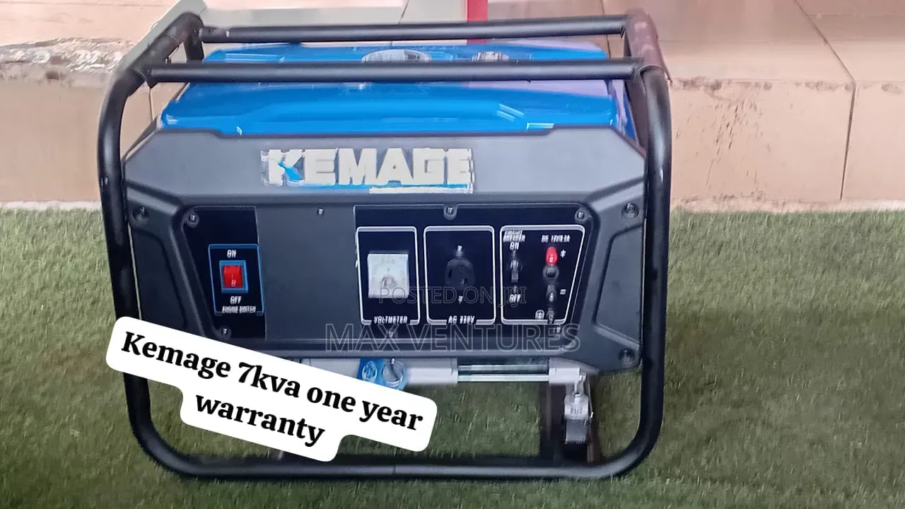 Kemage 8000w Petrol Generator – Rugged 7kva Performance 7kva