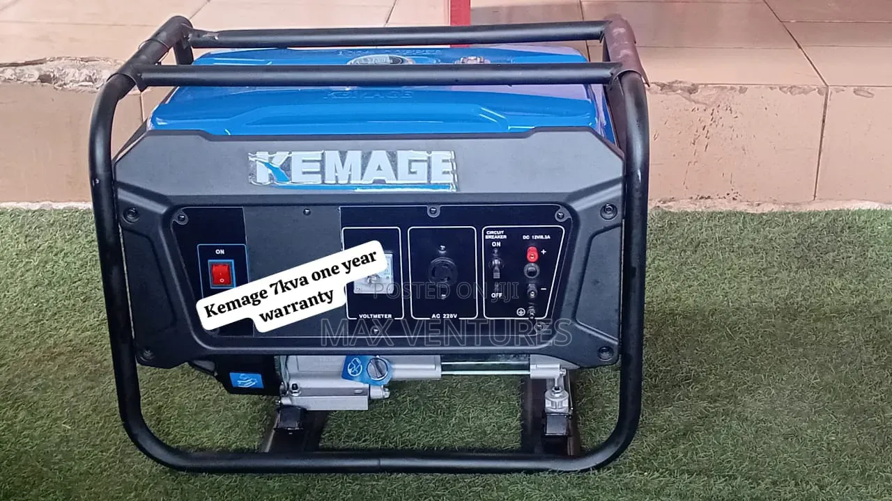 Kemage 8000w Petrol Generator – Rugged 7kva Performance 7kva