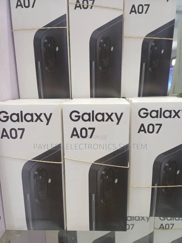 New Samsung Galaxy A07 4G 64 GB Black