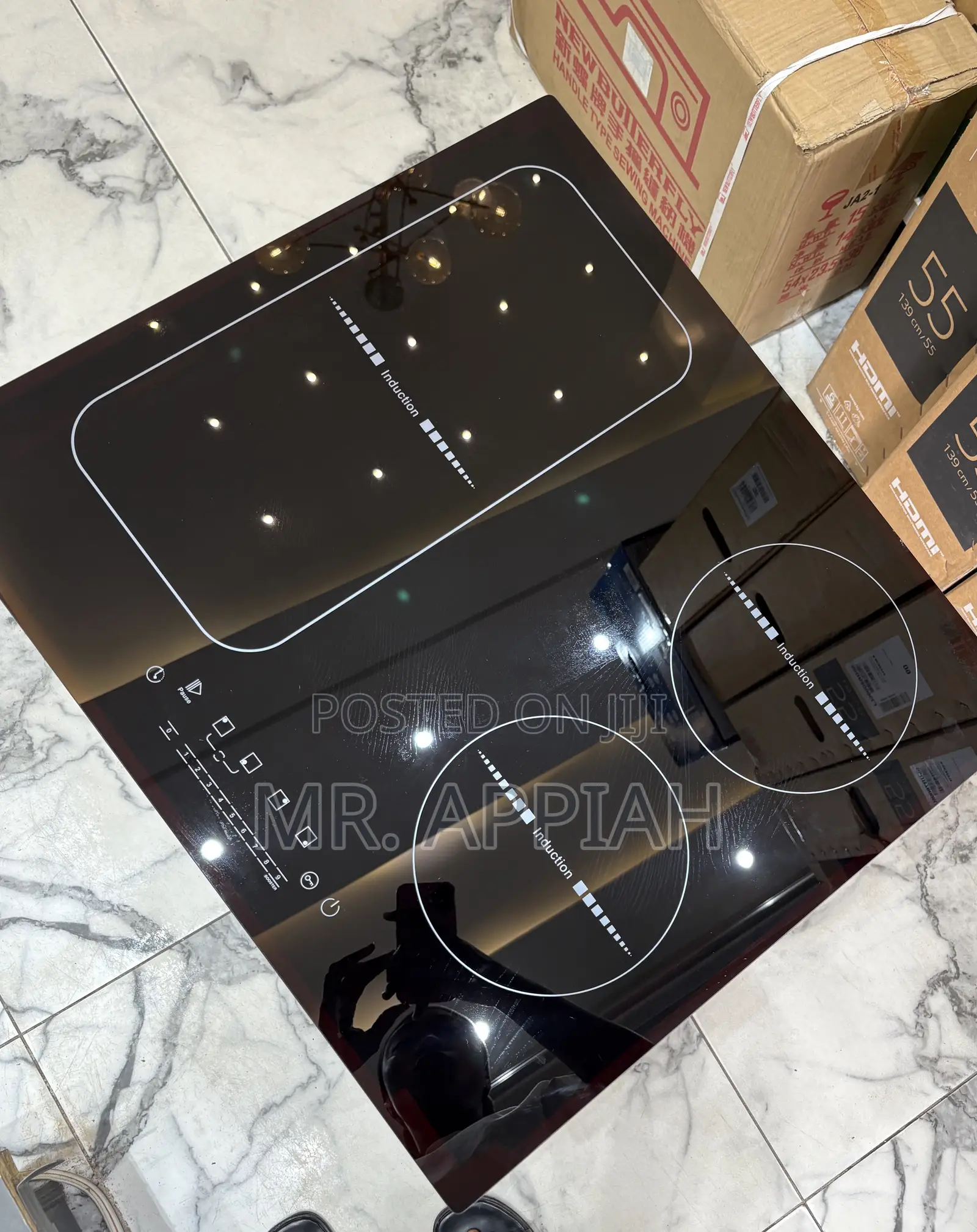 Order Kenwood 60cm 4 Electric Built in Hob(Tempered Glass) 