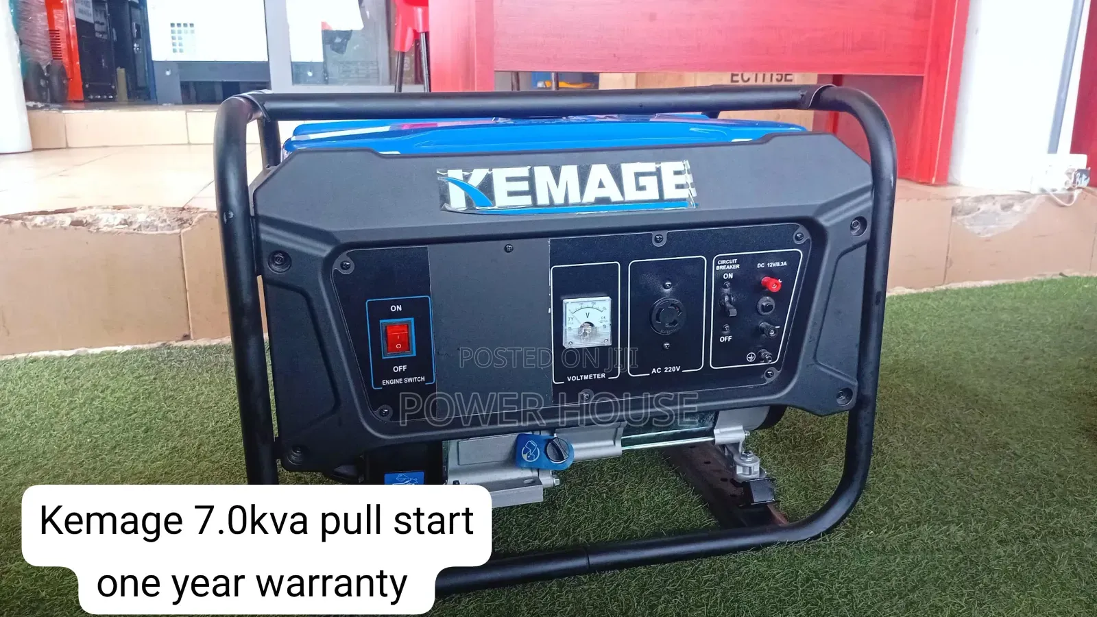 Kemage 7.0kva Generator – Powerful Pull Start Performance