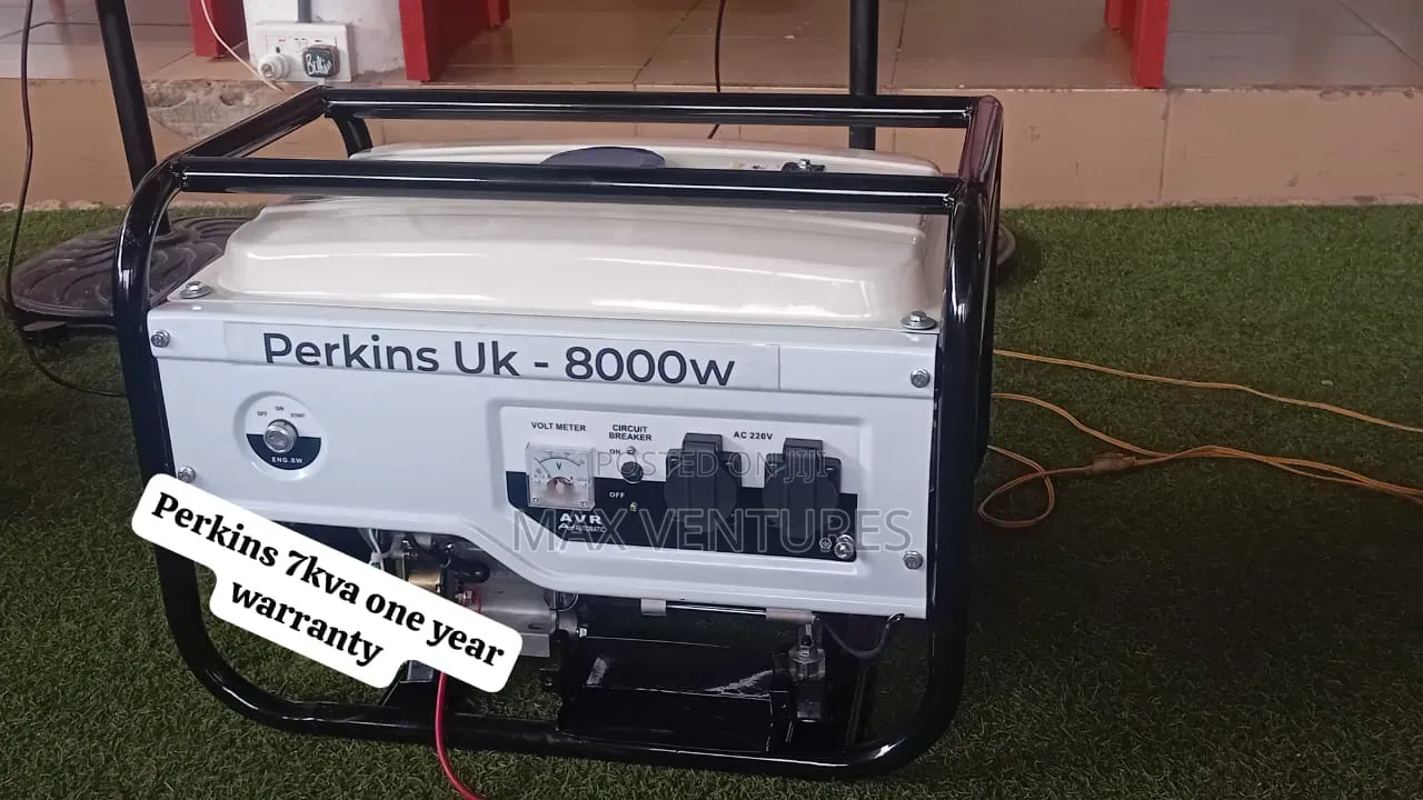 Perkins 8000w 7kva Generator for Home and Business 7kva