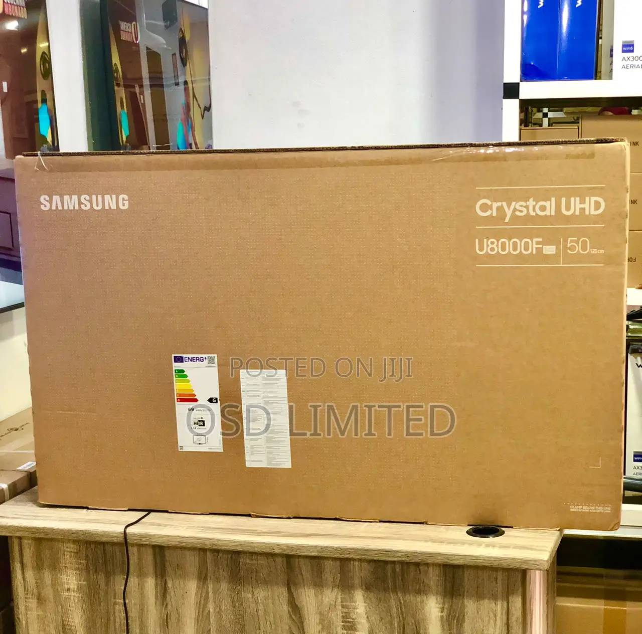 True : Samsung 50" Class Crystal Uhd U8000f Smart Tv
