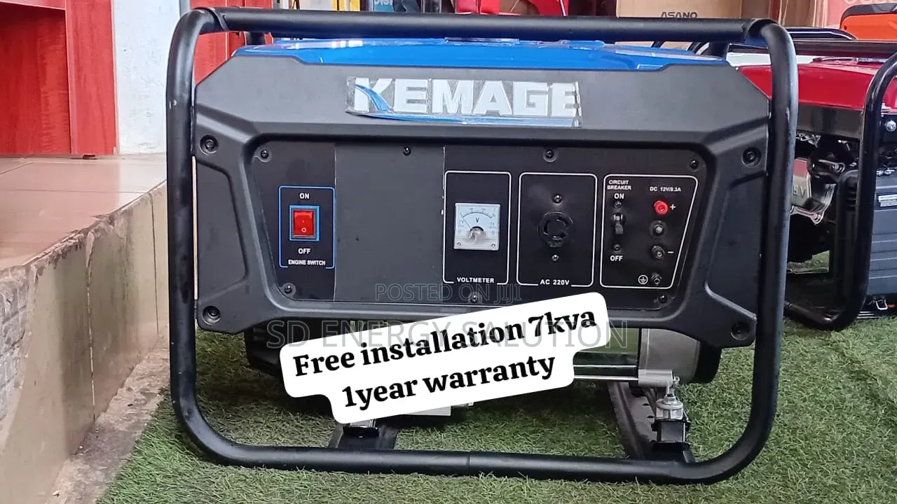 Kemage 7kva Petrol Generator – Long Lasting Power Backup Solution 7kva