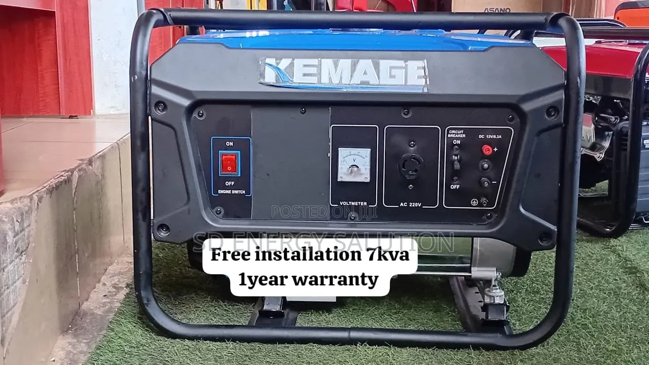 Kemage 7kva Petrol Generator – Long Lasting Power Backup Solution 7kva