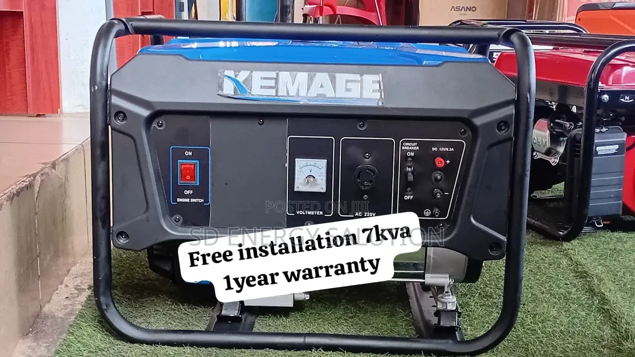 Kemage 7kva Petrol Generator–Premium Quality Portable Power Suply 7kva