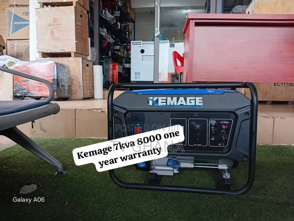 Kemage 7kva Petrol Generator – Tough, Reliable Fuel Saving 7kva