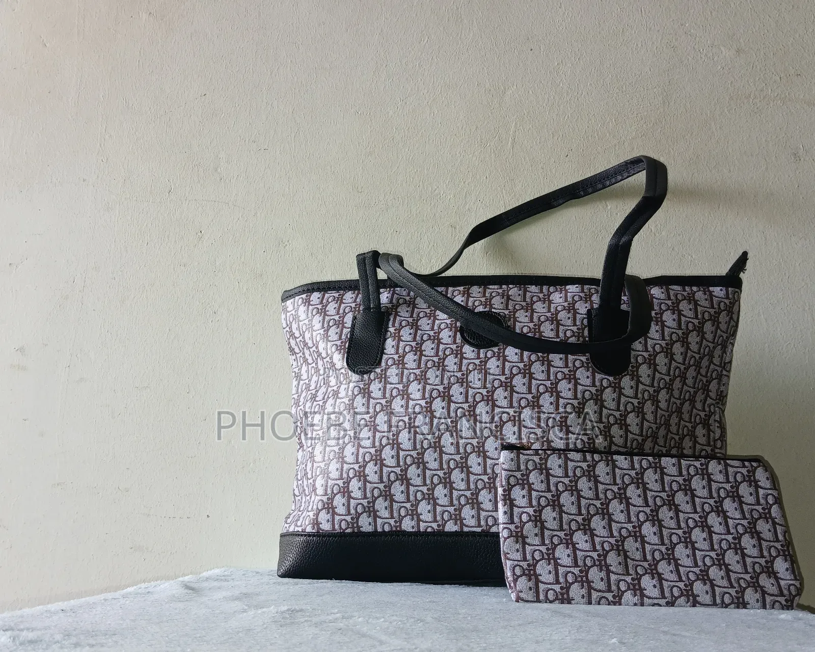 Large 2 in 1 Leather Tote Bag