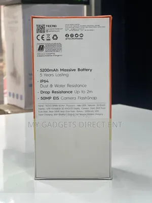 New Tecno Spark 40 Pro+ 256 GB Black