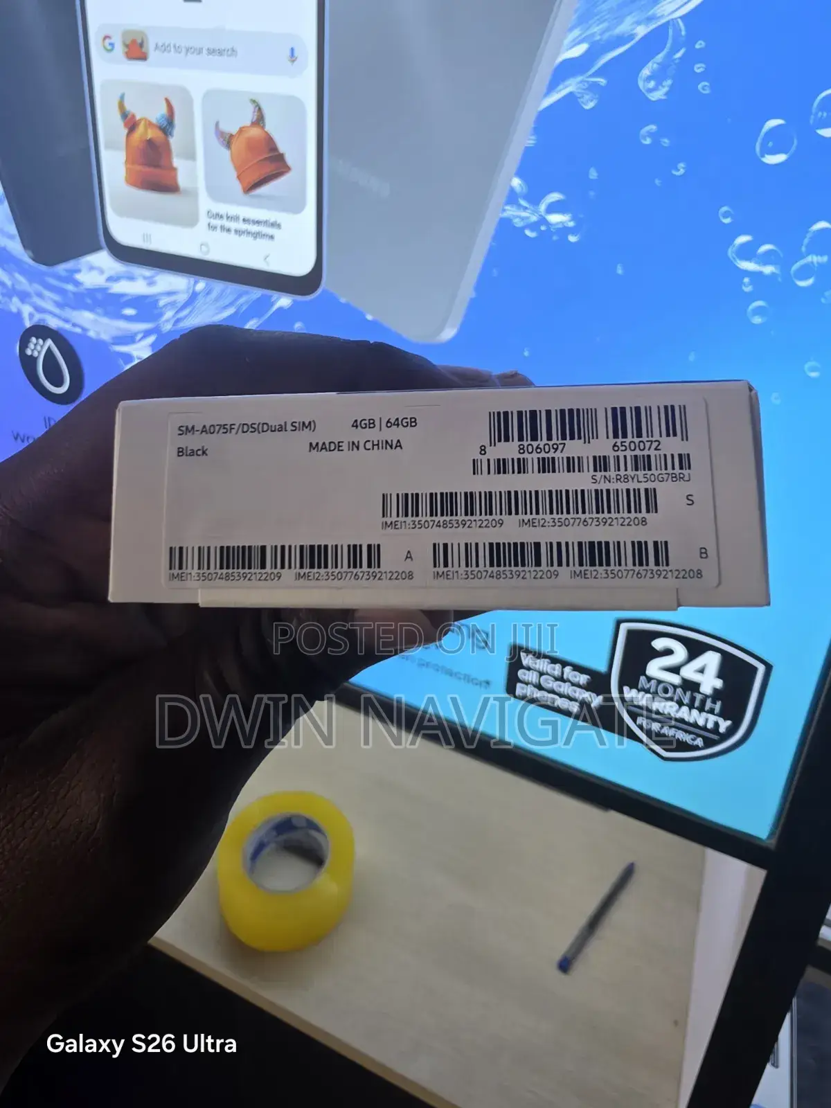 New Samsung Galaxy A07 4G 64 GB Black