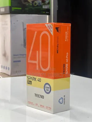 New Tecno Spark 40 Pro 128 GB Black