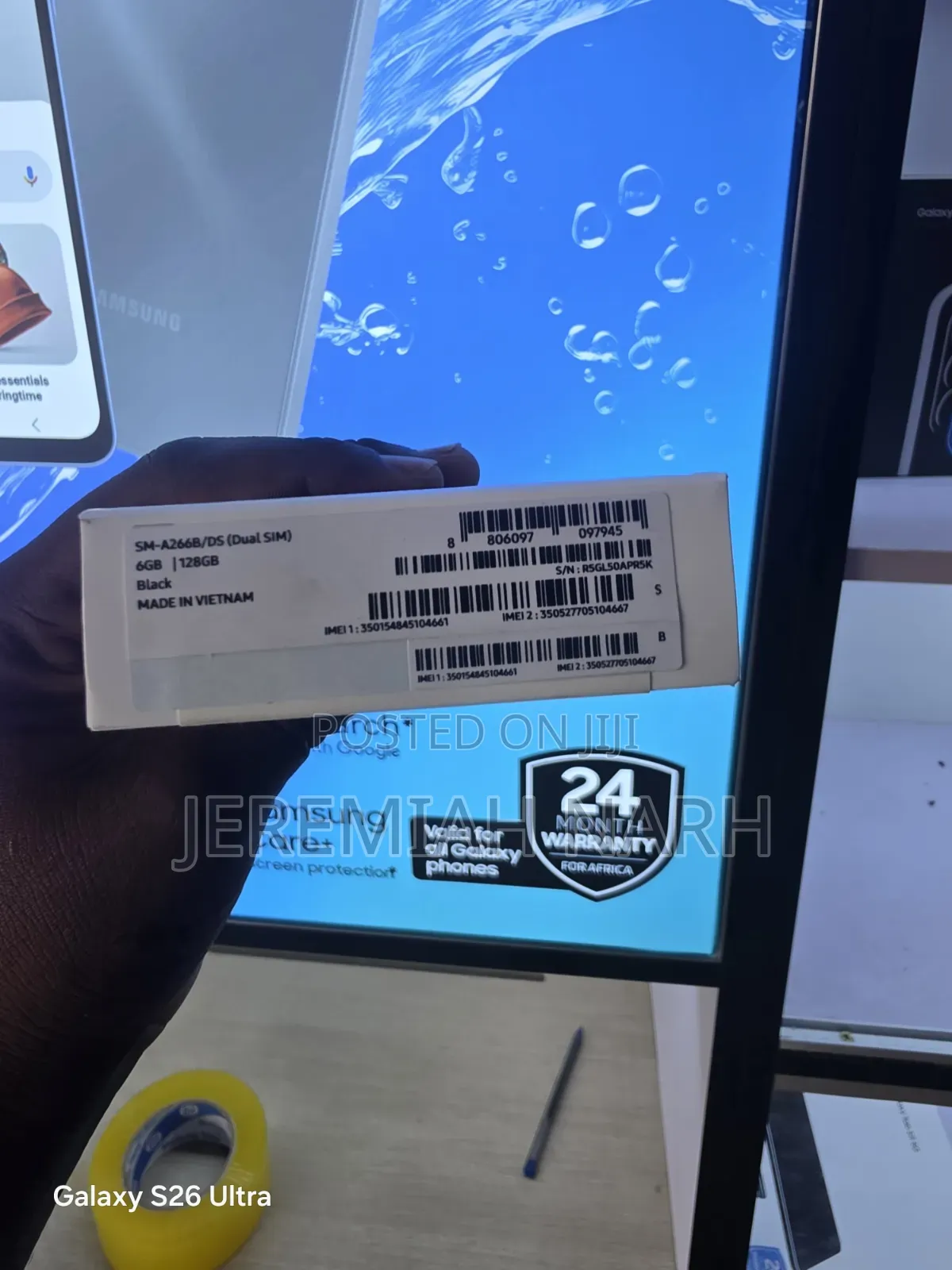New Samsung Galaxy A26 128 GB Black