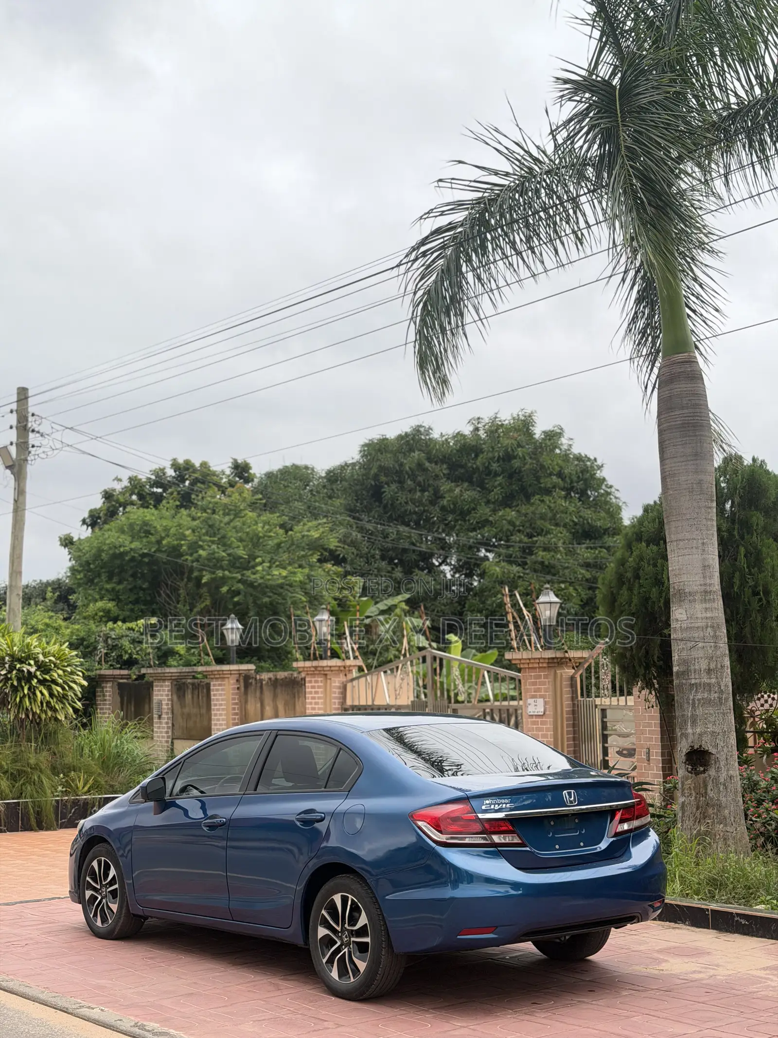 Honda Civic EX 4dr Sedan (1.8L 4cyl CVT) 2015 Blue