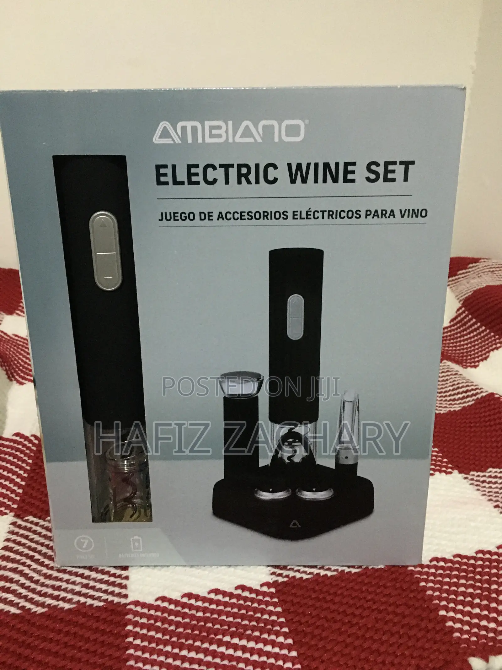 Ambiano Electric Wine Set – Automatic Wine Opener (New)
