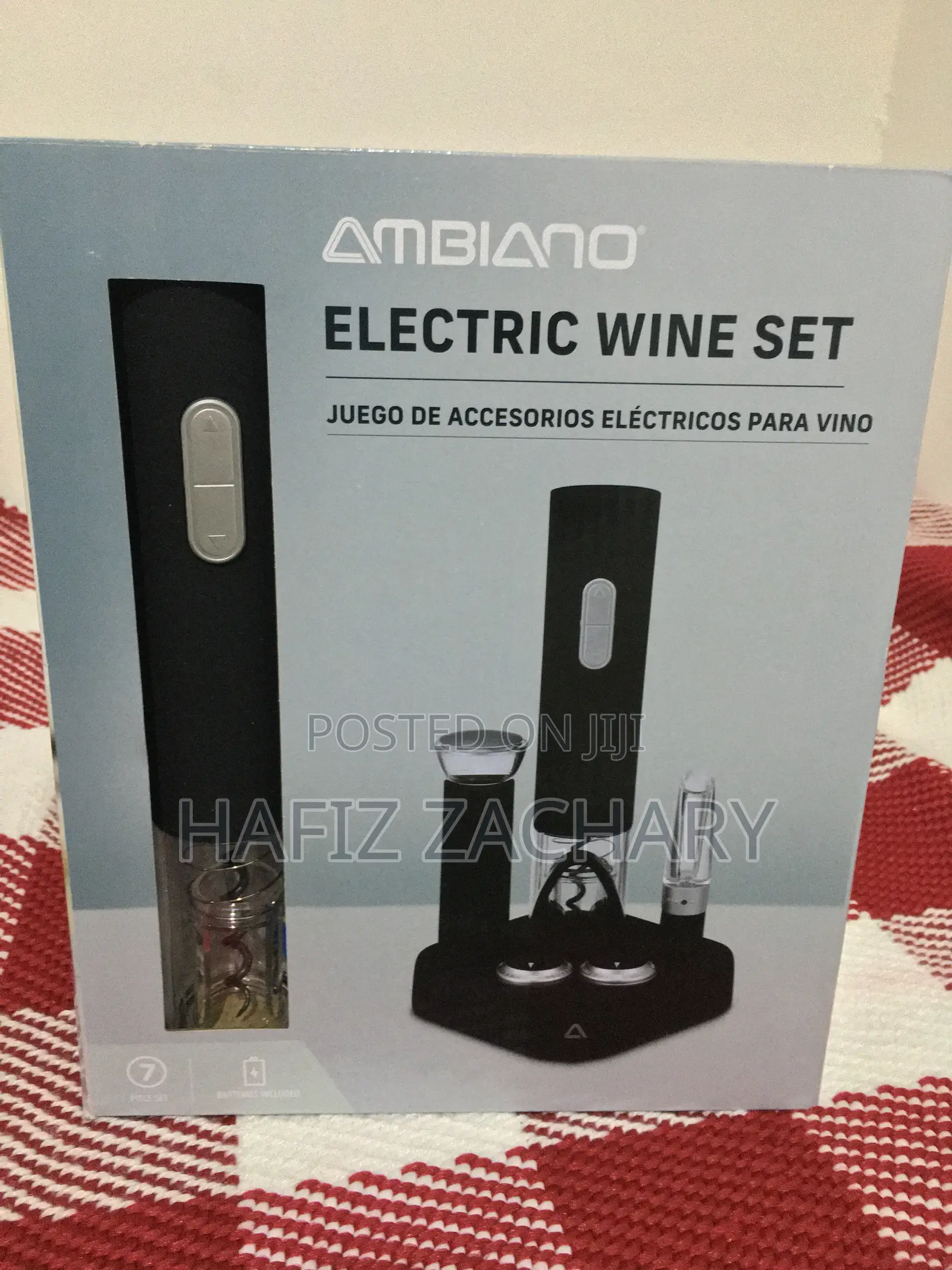 Ambiano Electric Wine Set – Automatic Wine Opener (New)