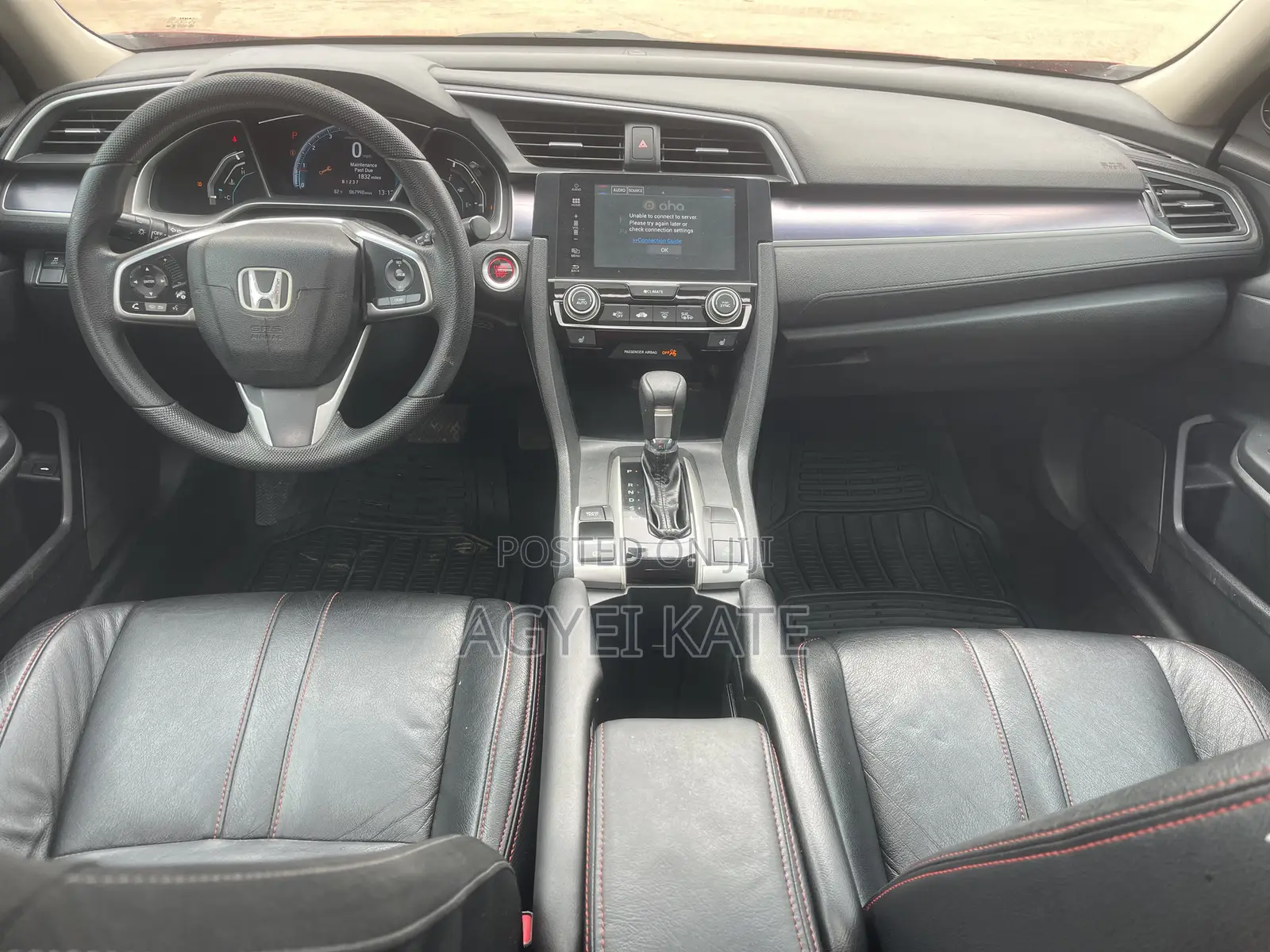 Honda Civic EX-T 4dr Sedan (1.5L 4cyl) 2016 Red