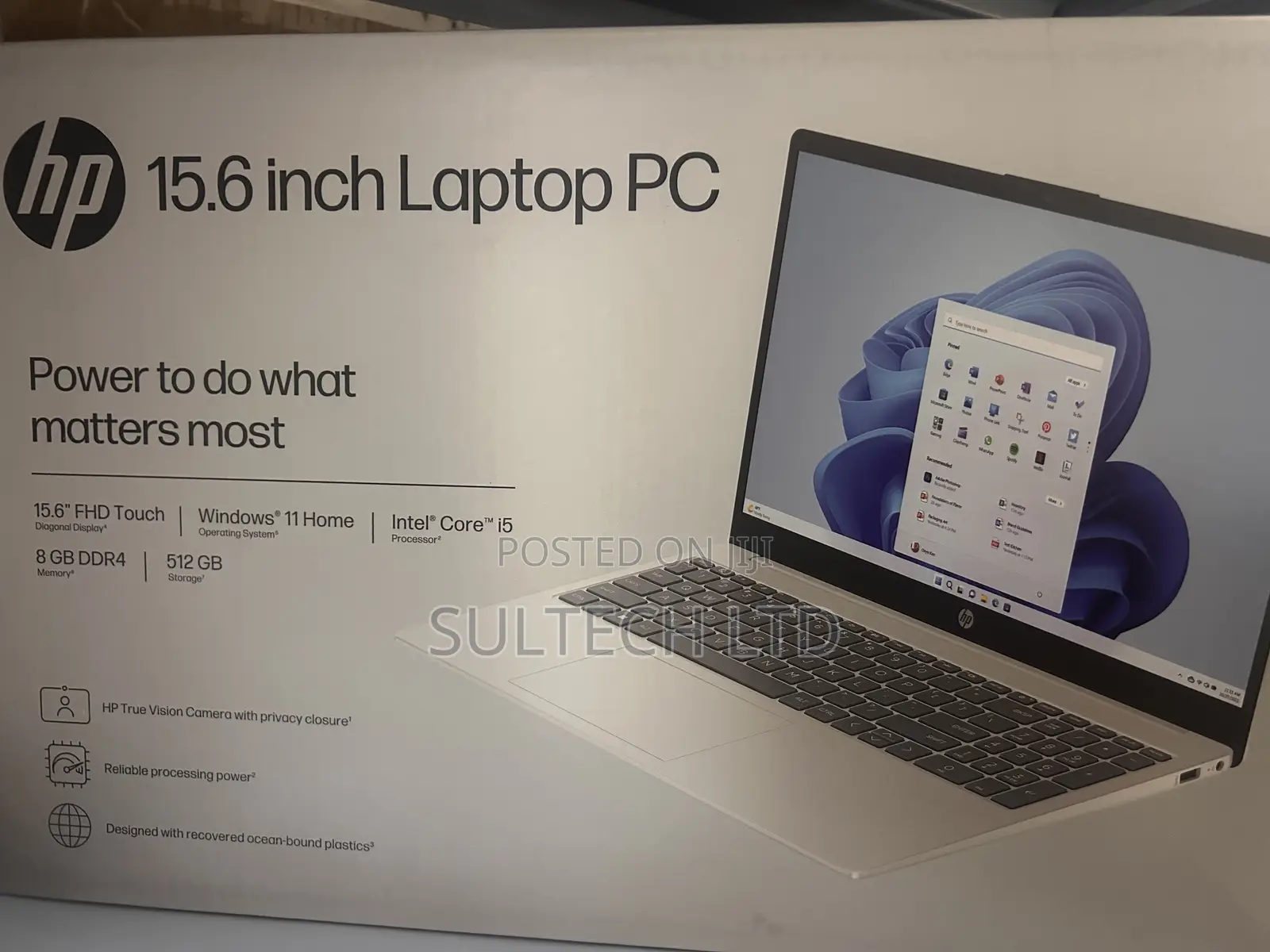 New Laptop HP 8GB Intel Core Ultra 5 SSD 512GB