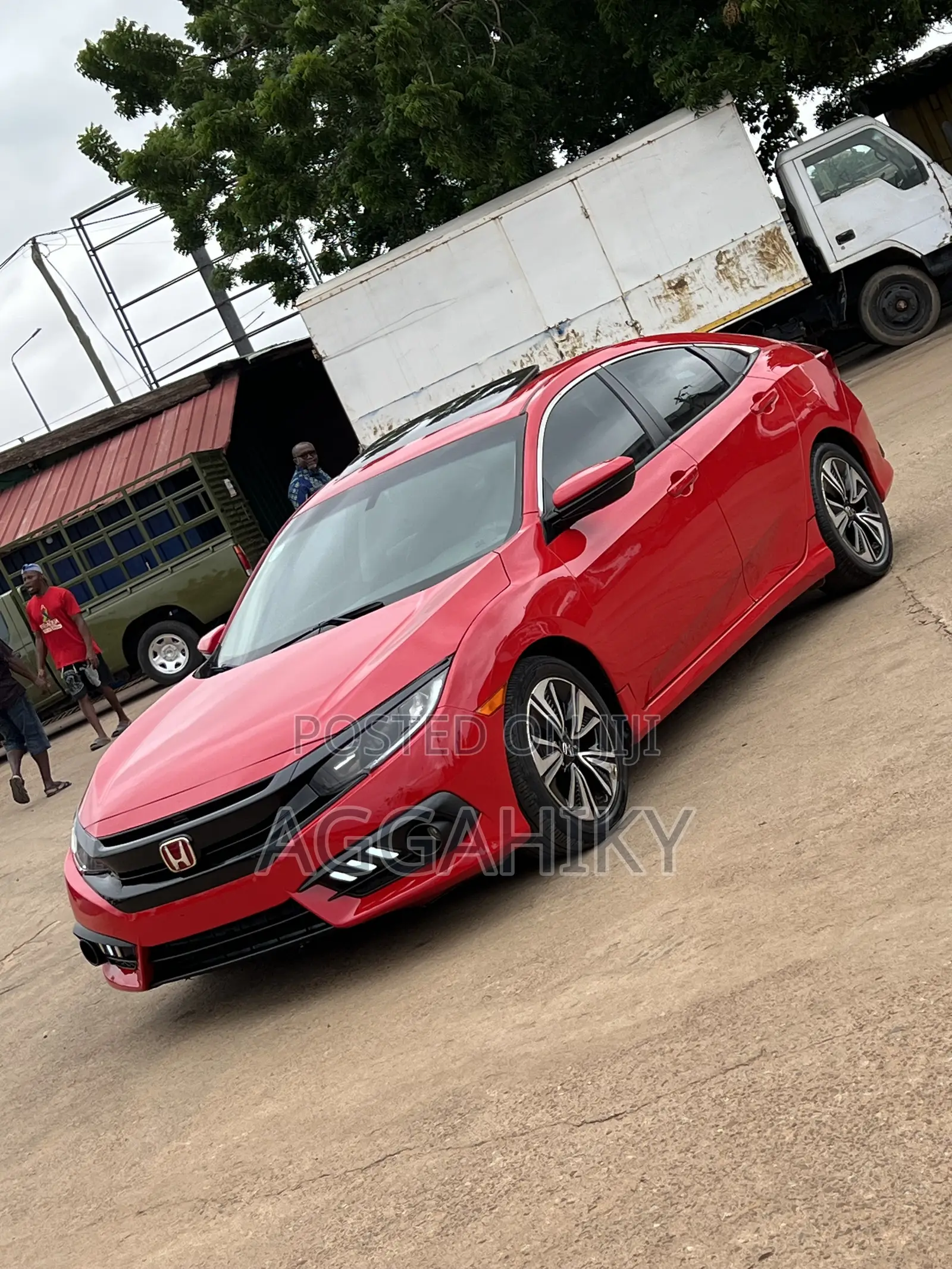 Honda Civic EX 4dr Sedan (1.5L 4cyl) 2016 Red