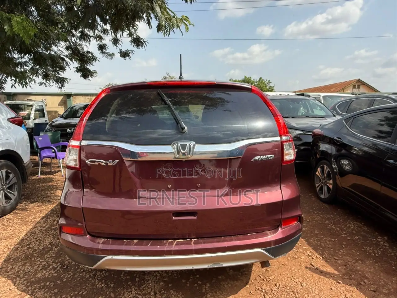 Honda CR-V Touring 4dr SUV AWD (2.4L 4cyl CVT) 2016 Red