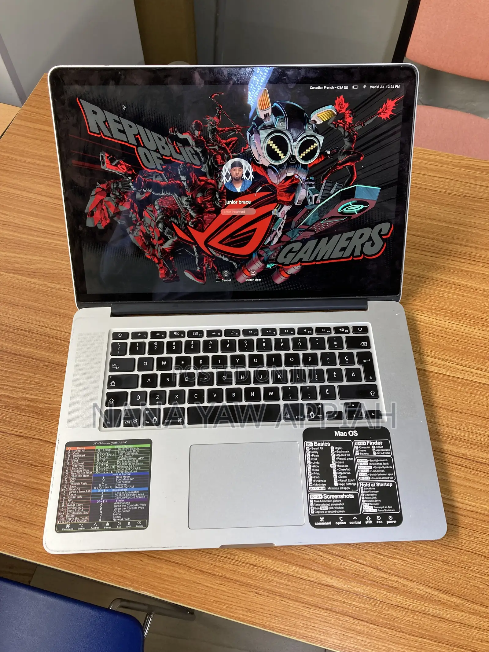 Laptop Apple MacBook 2015 16GB Intel Core i7 SSD 256GB