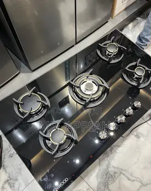 Get Premium Kenwood 90cm Tempered Glass 5 Gas Hob 