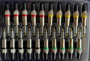 6.35 Mm (1/4-Inch) Male TRS/Ts Jack Audio Connectors