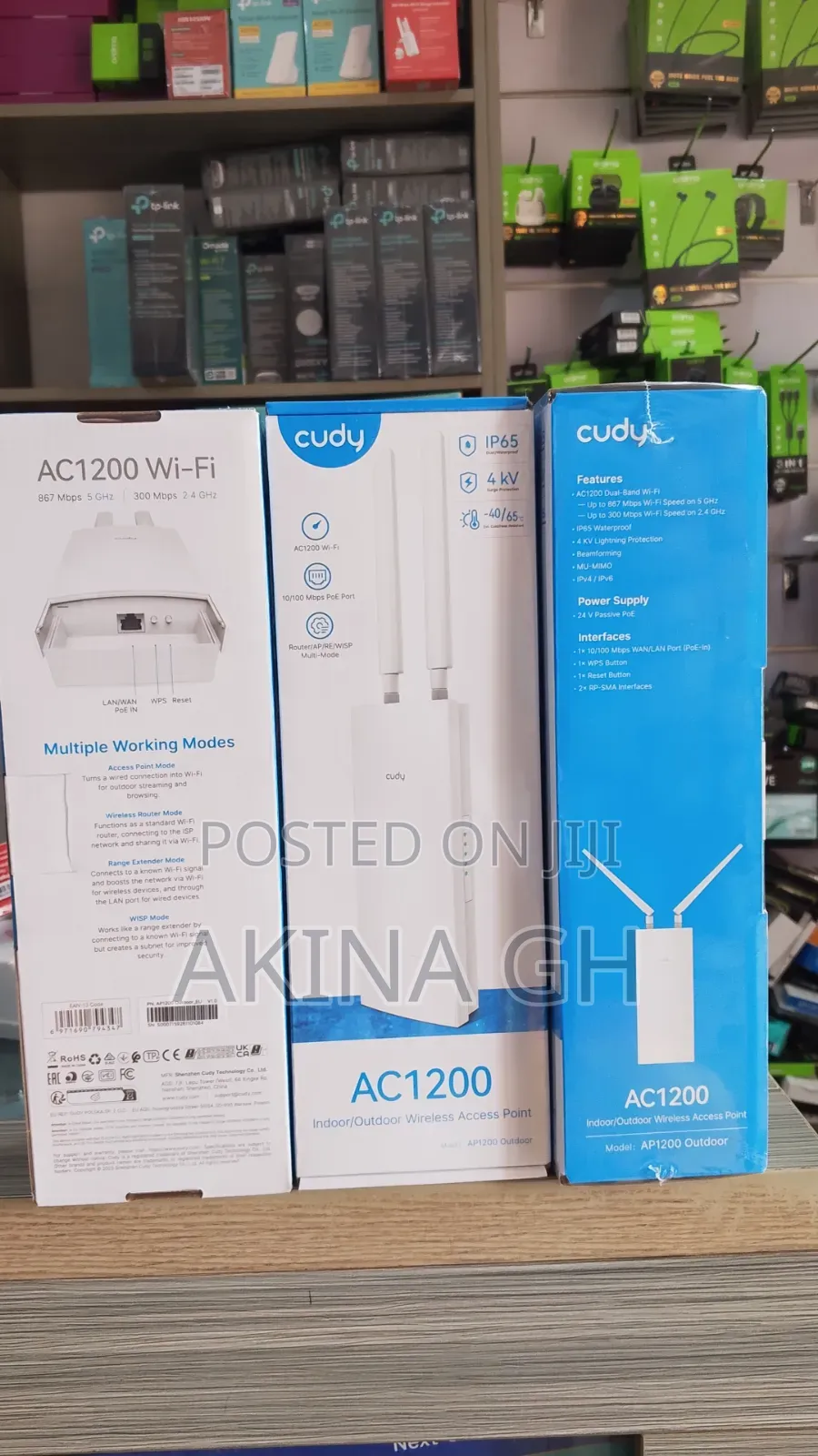 Cudy Ac1200 Indoor/Outdoor Wireless Access Point/ Ap1200 Outdoor