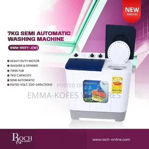 7kg Twin Tub Semi Automatic Washing Machine - RWM 910tt-J(W)