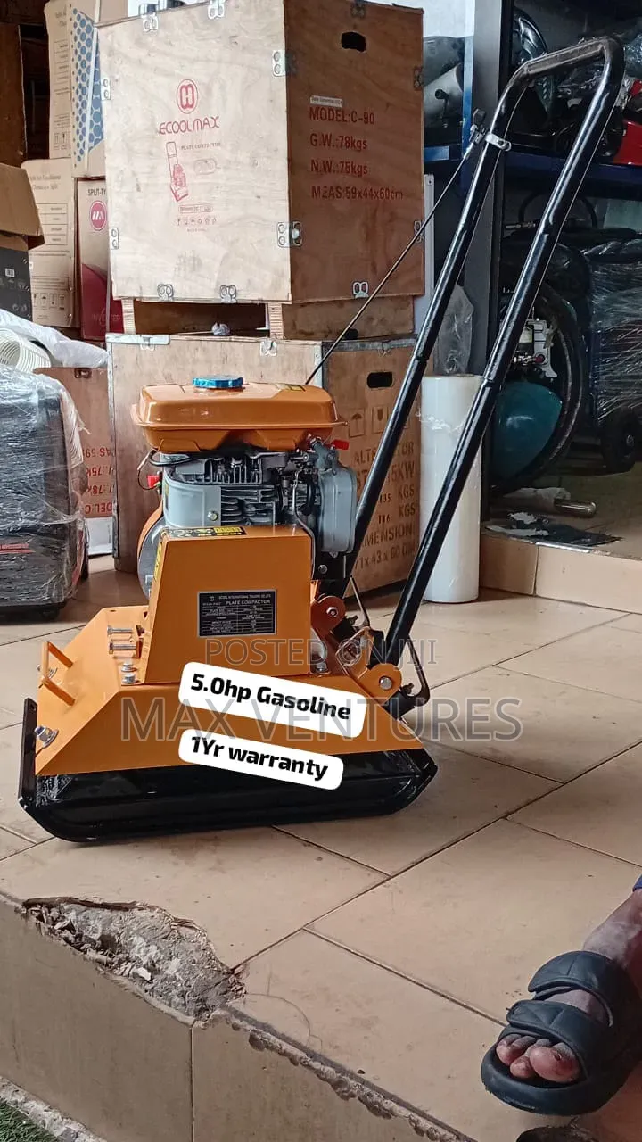 Ecoolmax 5.0hp Compactor Machine for Paving Landscaping 5.Ohp
