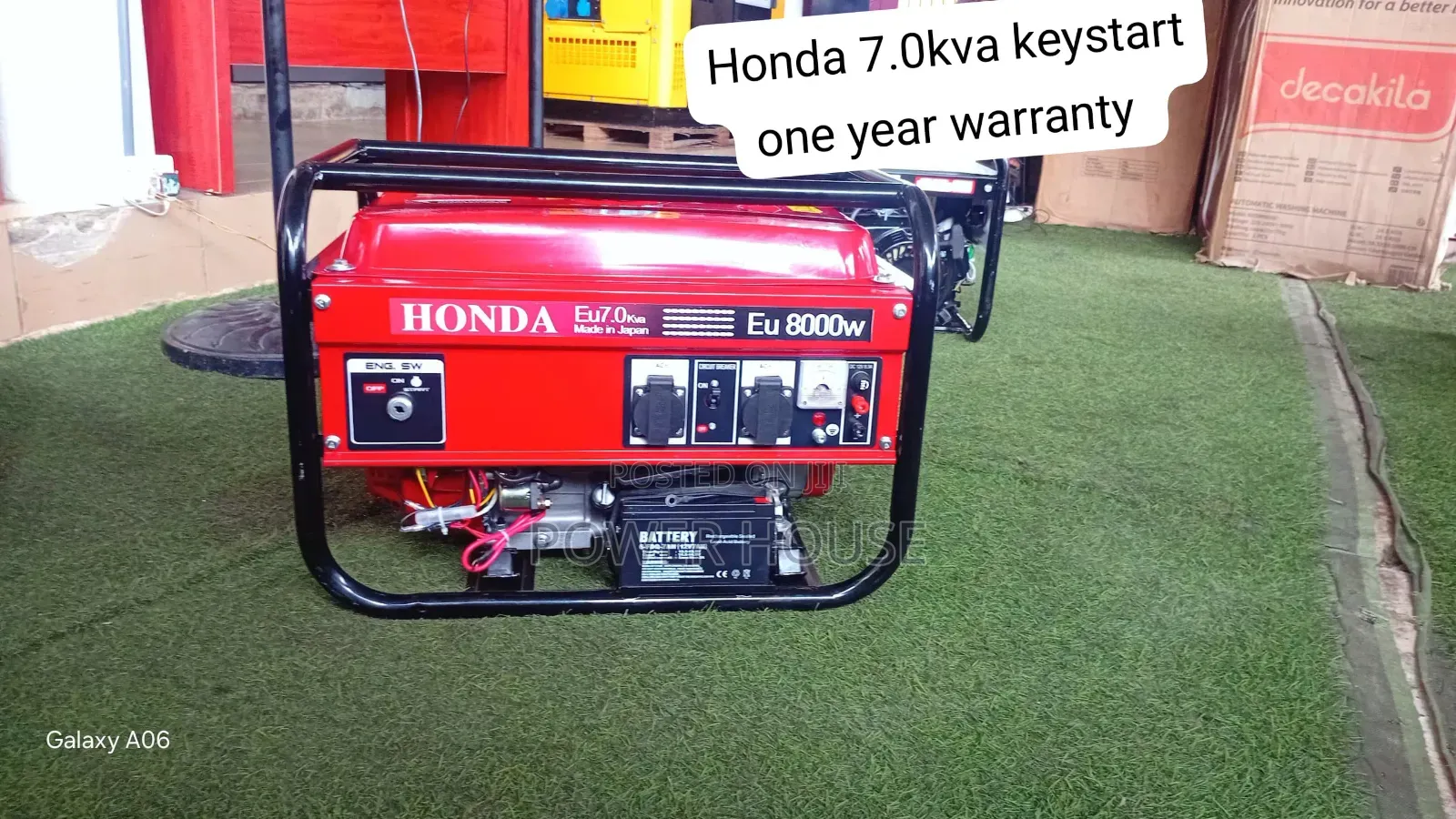 Brand New Honda Key Start Petrol Generator
