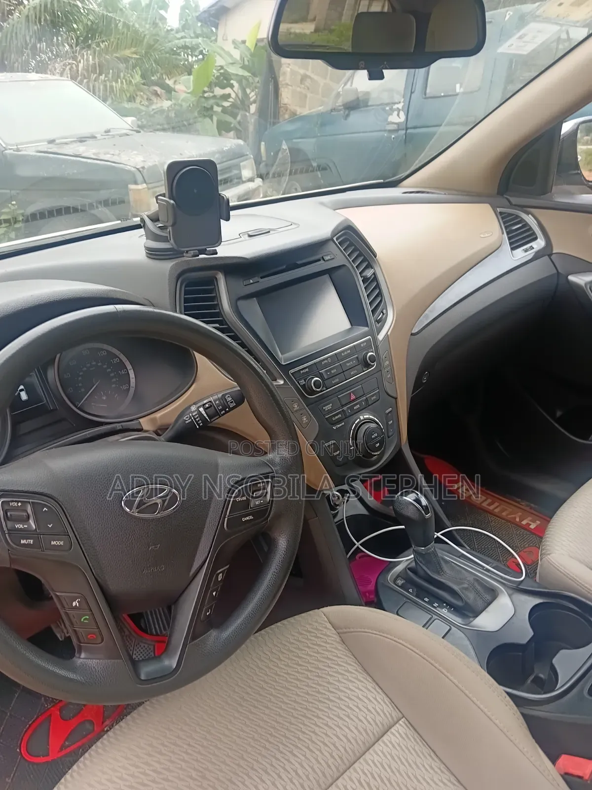 Hyundai Santa Fe 2016 White